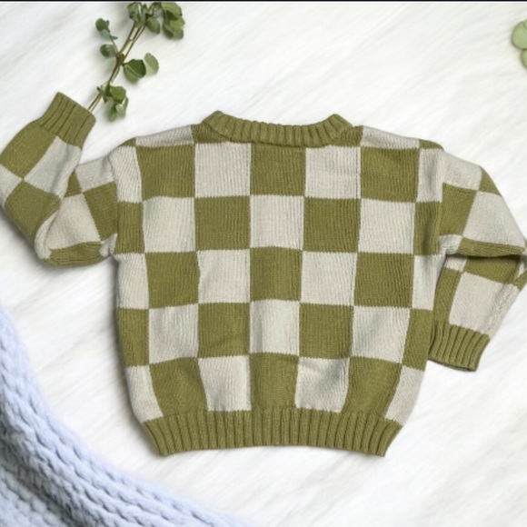 Little Co. by Lauren Conrad Knit Checkered Sweater - Picture 2 of 7